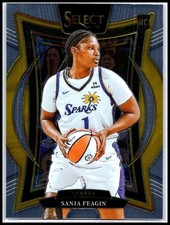 2025 Panini Select WNBA #20 Sania Feagin RC Los Angeles Sparks