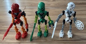 Lego Bionicle TOA MATA Complete Set 8531-8536 with BOULDER & 5 Manuals