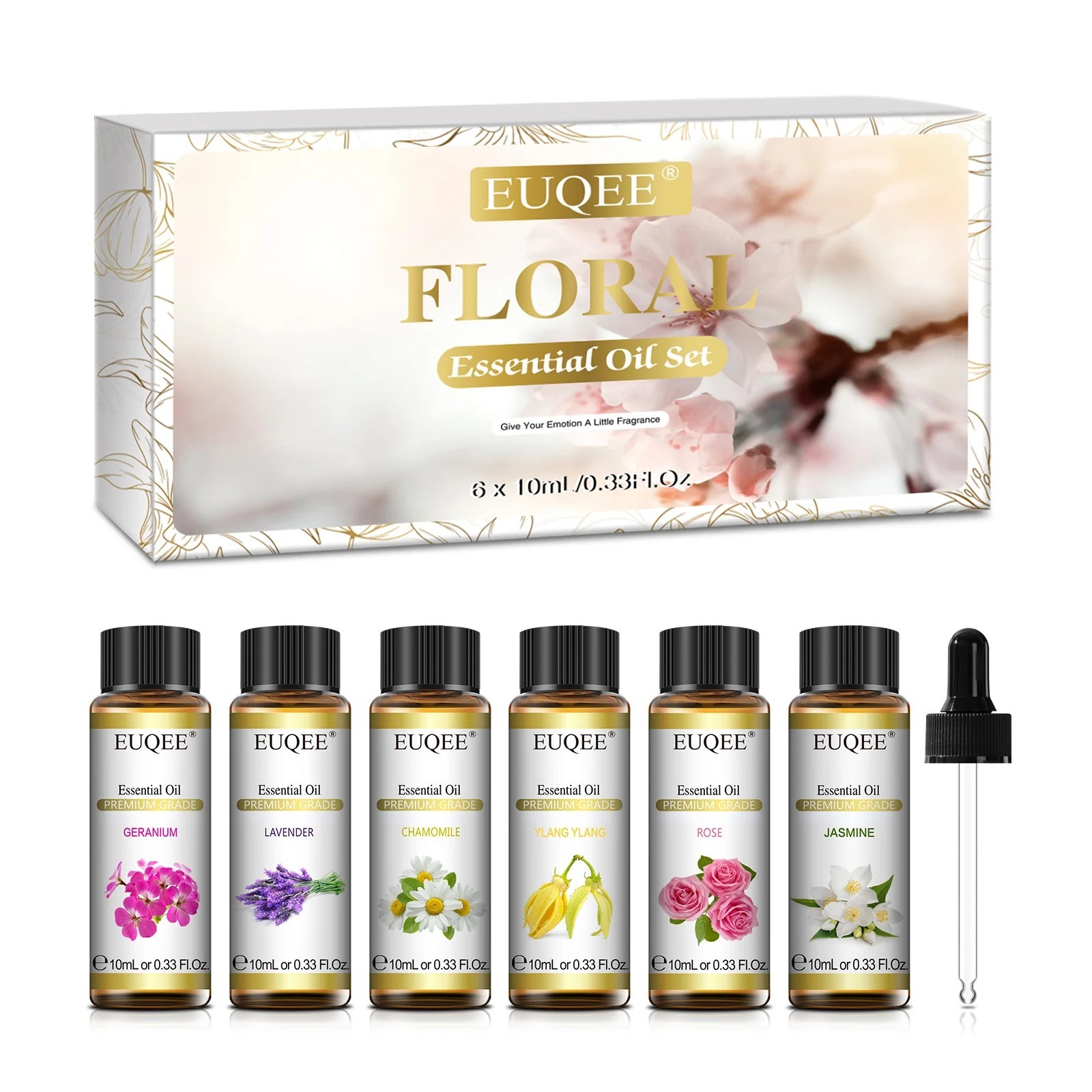  Essential Oils Set 6 Bottles Pure Natural Oils for Diffusers Making Candle Soap