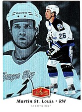 2006-07 FLAIR SHOWCASE #88 MARTIN ST. LOUIS Tampa Bay Lightning Hockey Card