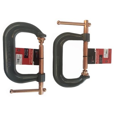 TCCC023200HD XTRweld 2in Clamp, C, 3200 PSI, Steel, Gray