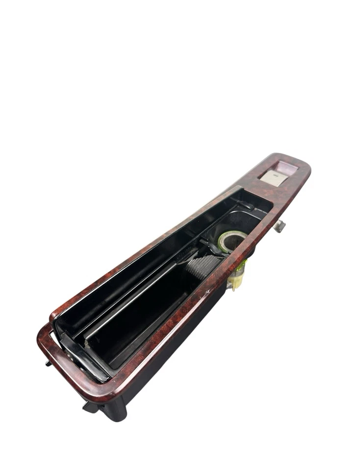 Cenicero interruptor ventana puerta trasera izquierda Lincoln Town Car 2009-2011 grano de madera OEM Foto 2 de 4