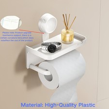 High-Quality Plastic Multi-Functional No-Drill Storage Shelf