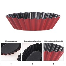  6 Pcs Moules À Tarte Aux Oeufs Plaque Pâtisserie Pour Œufs Mini Tartelette