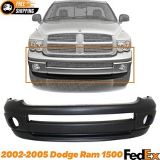 Front Bumper Cover For 2002-2005 Dodge Ram 1500 W Fog Lamp Holes Primed