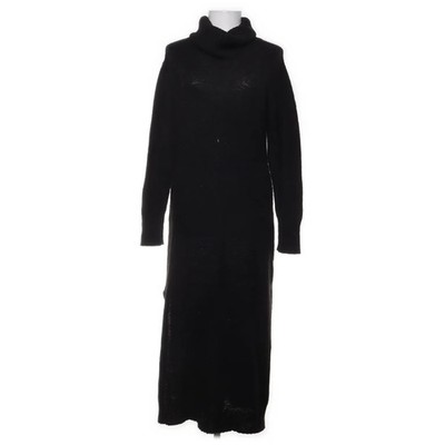 NLY Trend, Rollkragenkleid, Größe: L, SIDE SLIT KNIT DRESS, Schwarz #mdG