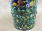 MARBLES in Half Gallon JAR vintage jar filled with marbles 7 pounds 10 ounces — photo 3