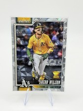 Jacob Wilson 2026 Topps Series 1 Diamante Foil Insert Rookie Cup Athletics 
