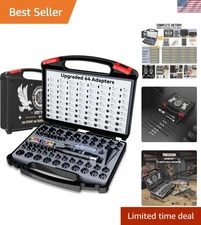 Tool-Free Laser Bore Sight Kit : Green Laser Bore Sighter with 64 Upgraded Ad...