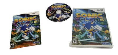 SONIC Colors Nintendo Wii ( 2010 ) Complete - Game, Case & Manual