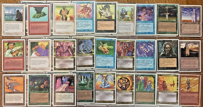 Chronicles! Complete Set Vintage MTG Magic the Gathering 125/125 Chronicles YES!