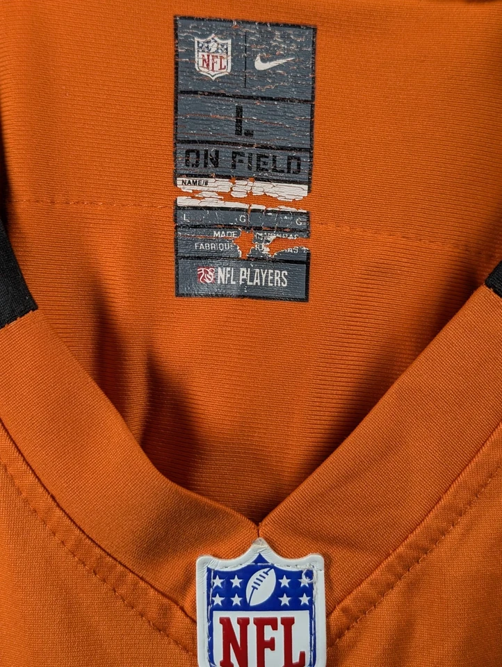 Camiseta deportiva Nike On Field para hombre grande de los Cincinnati Bengals NFL Andy Dalton #14 COSIDA Foto 3 de 4