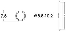 ROCO 40073 AC Grip Rings For Wheels Diameter 8.8-10.2 Mm. 10 Pieces