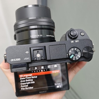 Sony Alpha A6300 Mirrorless Digital Camera +16-50mm Zoom Lens 24.2MP English