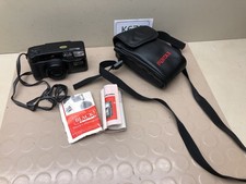 Vintage Pentax IQZoom 900 AF 35mm Film Point and Shoot Camera W/ Manual And Bag