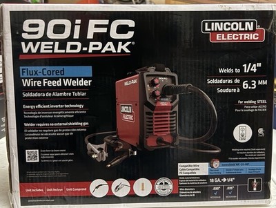 NEW Lincoln Electric 90i FC WELD-PAK Flux-Cored Wire Feed Welder K5255-1