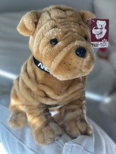 Mai-Toi Los Angeles Shar Pei Puppy Plush Wrinkly Dog Stuffed Animal Vintage