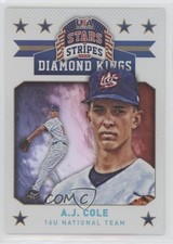 2015 Panini Stars and Stripes Diamond Kings Holofoil 21/25 AJ Cole #8 y0i
