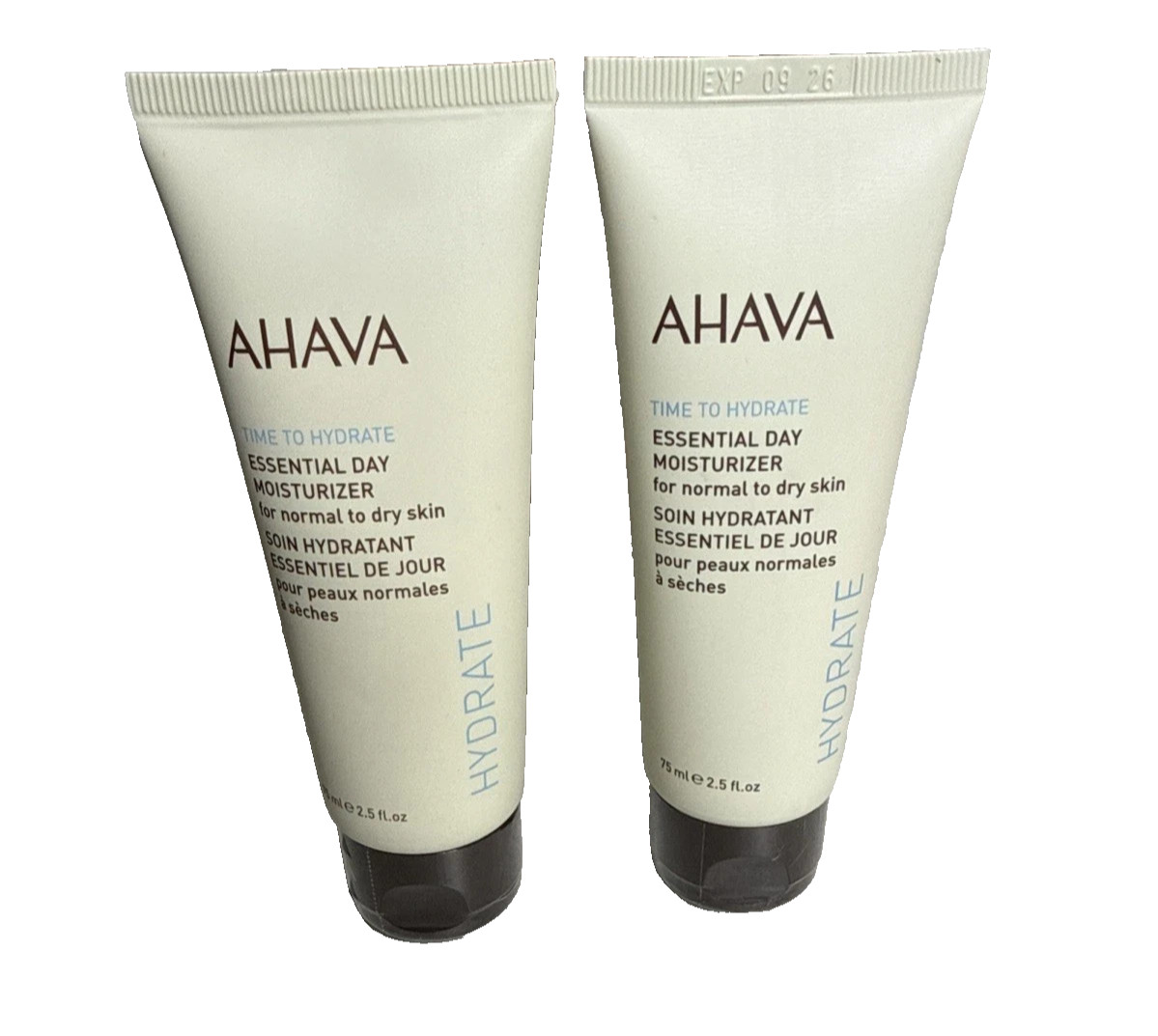 Lot of 2 Ahava Essential Day Moisturizer Normal Dry Skin EXP