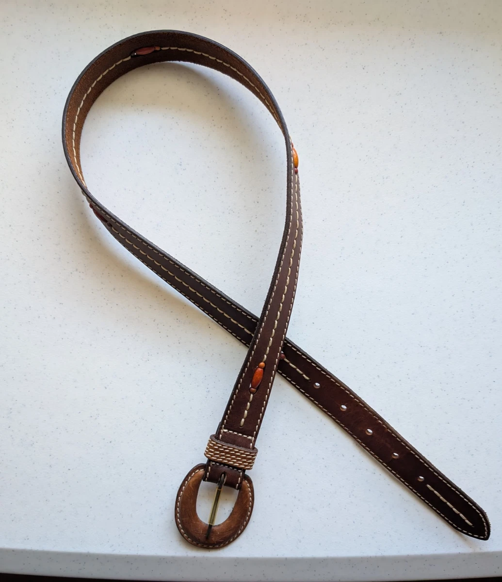 Fossil Leather Beaded Belts for Women for sale | eBay display picture 3