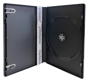 200 STANDARD Black Single DVD Cases 14MM