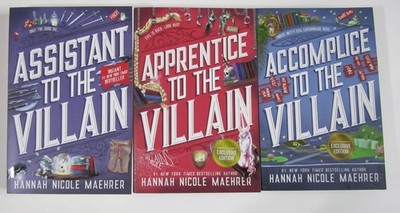 Assistant to the Villain books 1-3 by Hannah Nicole Maehrer Trade Paperbacks