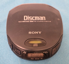 SONY Discman D-151 Digital Mega Bass Portable Compact Disc Player CD TESTED VTG