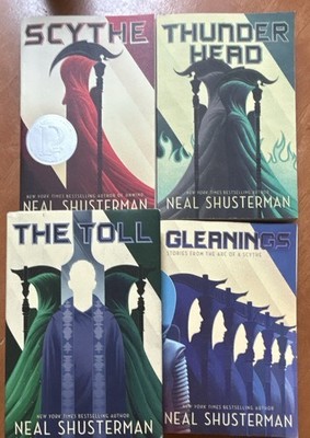 Neal Shusterman Scythe, Arc of the Scythe, complete 4 book series