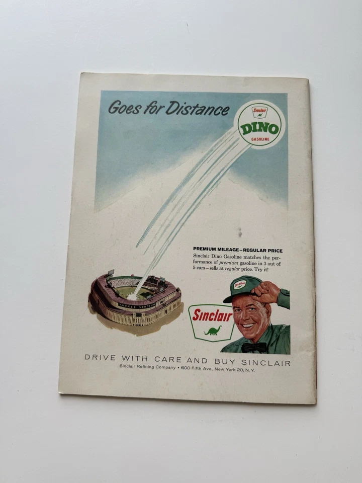 1962 World Series Program San Francisco Giants At New York Yankees Mantle Mays - Image 4 of 4