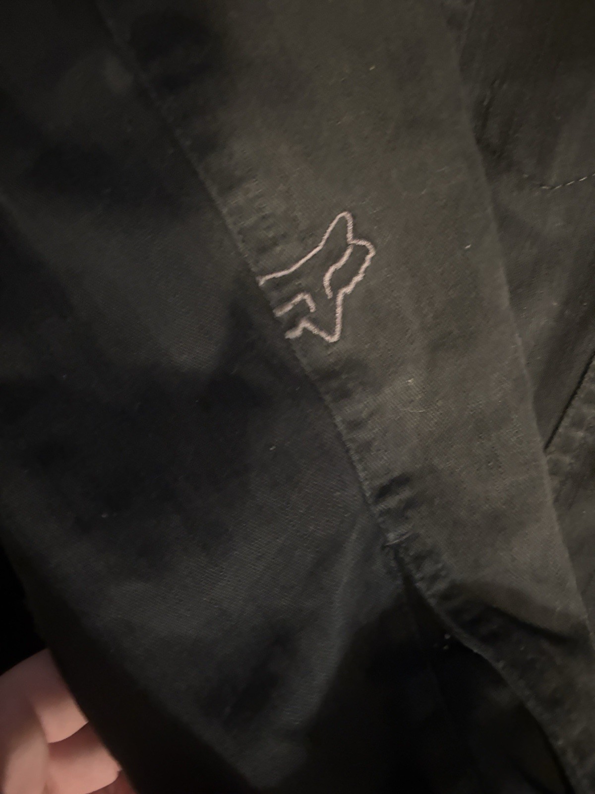 Fox Racing Snap Button Jacket Black Large - image 4