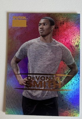 DeVonta Smith - 2021 SkyBox Metal Universe Champions #S-4