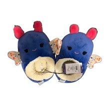 Squishmallows Kids Slipper Size 2/3 Purple Butterfly