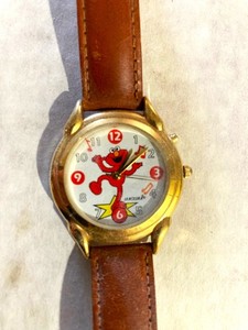 ELMO Original SESAME STREET WATCH music JIM HENSON Puppet MUPPET Tickle Me