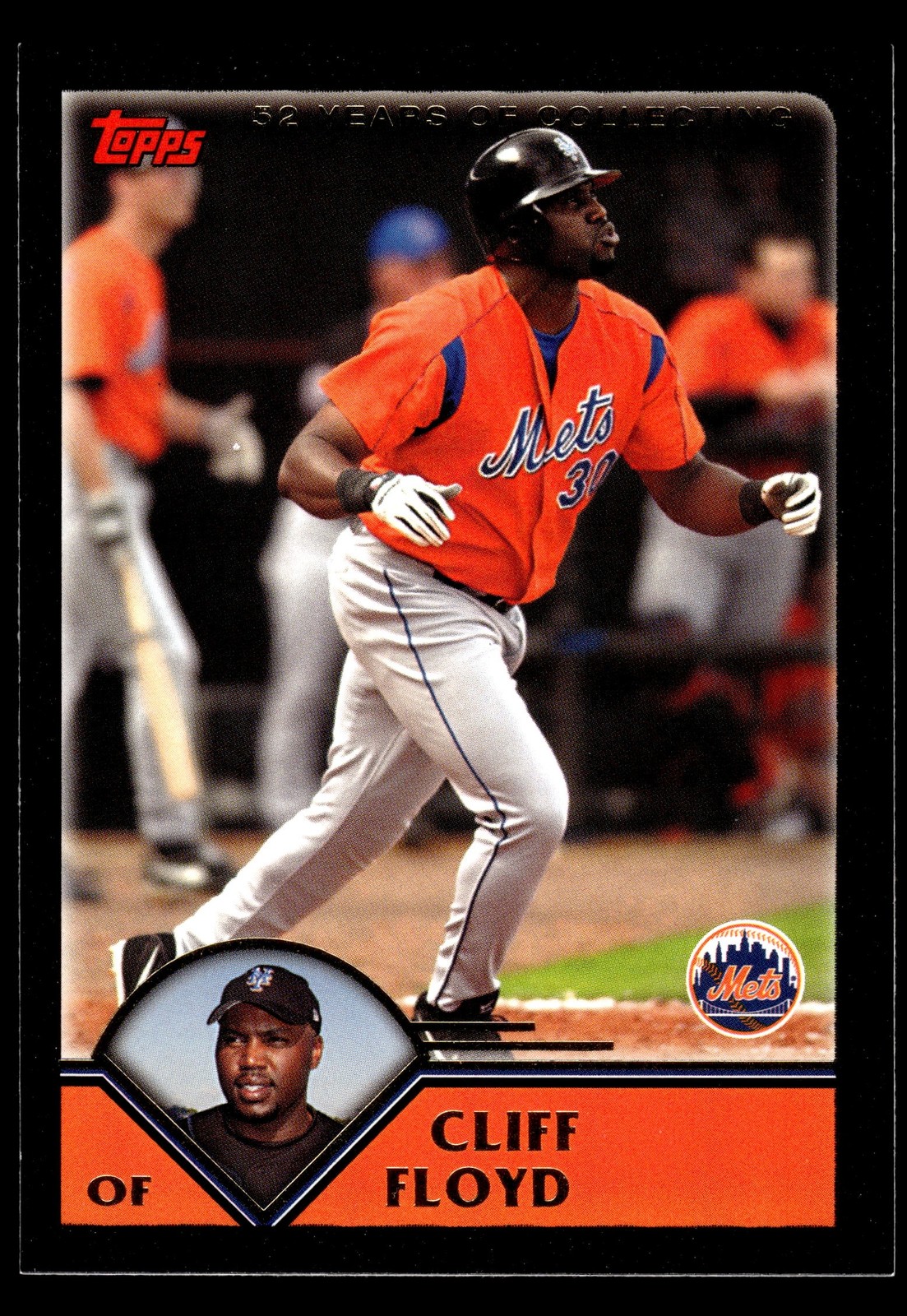 Cliff Floyd New York Mets Black 2003 Topps #372