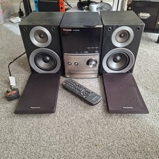 Panasonic SA-PM500DB iPod DAB CD Micro Hi-Fi Stereo System Black Silver Working