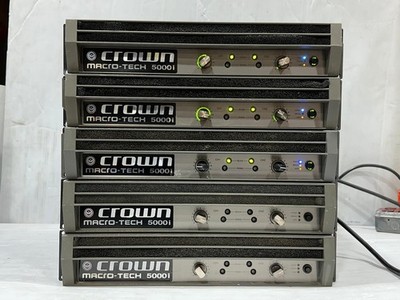 Crown Macro-Tech Ma 5000i 2Ch Power Amp 2500W #159 (PAIR