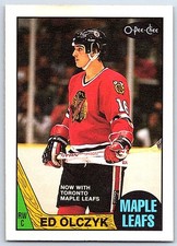 1987-88 O-Pee-Chee Ed Olczyk Toronto Maple Leafs #104