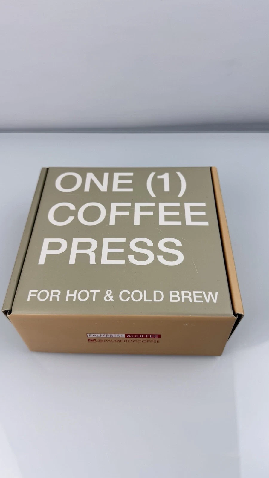ONE Coffee Press For Hot And Cold Brew Palmpress