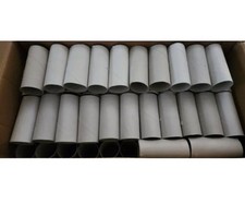 Lot of 65 White Clean Empty Toilet Paper Rolls Art Crafts School Tubes Cardboard