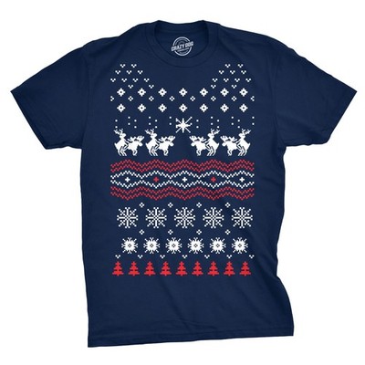 Humping Moose Holiday Sweater T Shirt Funny Ugly Christmas Sweater Shirt