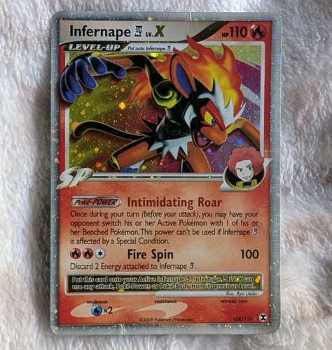 Infernape Lv.X 108/111 Rising Rivals Holo MP
