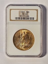 1907 St. Gaudens Gold $20 Coin MS63 (NGC)