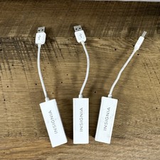 Insignia NS-PU98505 White USB 2.0 to Ethernet adaptador - Windows  Mac - 3 Lot