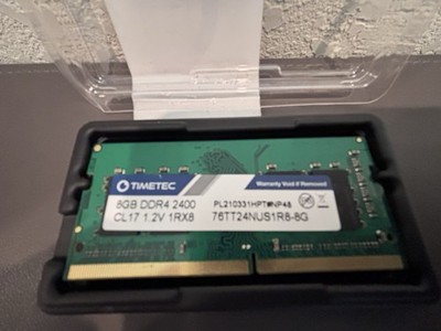 TimeTec Hynix 8GB RAM DDR4 2400 CL17 1.2V 1RX8  76TT24NUS1R8 ~NEW OPEN PACKAGE