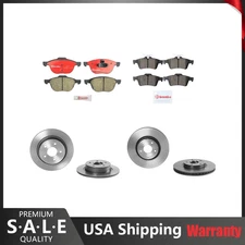 Brembo Front & Rear Brake Kit Disc Rotors and Ceramic Pads for Ford C-Max Escape