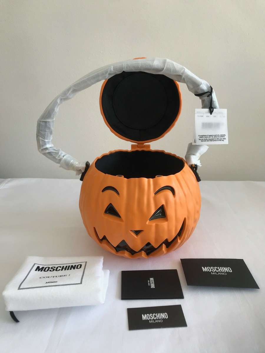 🎃 SS20 Moschino Couture Jeremy Scott PUMPKIN ORANGE BAG