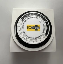 EcoPlus Heavy Duty Mechanical 24 Hour Timer Dual Outlet 3-Prong Accurate Indoor