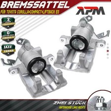 2x Bremssattel Hinten L+R 38mm 10mm für Toyota Corolla+Compact+Liftback E11