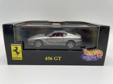 1999 Hot Wheels Ferrari 456 GT in Silver 1:43 Diecast Car Mattel - NIB 22169