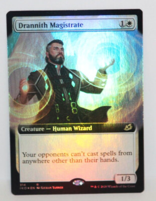 mtg cards like drannith magistrate Drannith Magistrate Extended Foil Ikoria Lair of Behemoths - Rare MTG Card  2020
